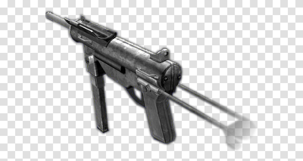 Cod Gun Grease Gun Cod Wwii, Weapon, Weaponry, Rifle, Machine Gun Transparent Png