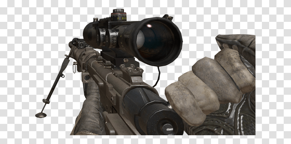 Cod Sniper Intervention, Gun, Weapon, Weaponry, Call Of Duty Transparent Png