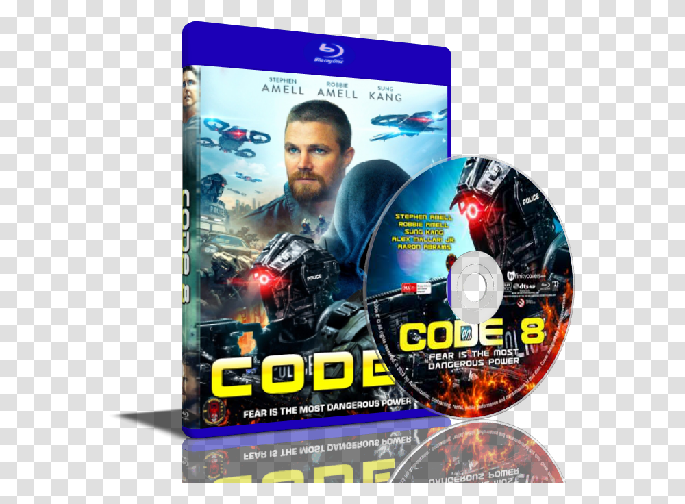 Code 8 2019 Dvd, Disk, Person, Human, Helmet Transparent Png