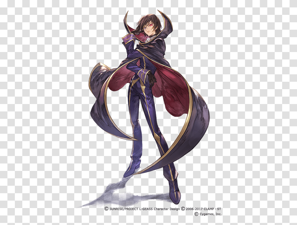 Code Geass Collab Starts Granblue Fantasy Code Geass, Person, Human, Clothing, Apparel Transparent Png