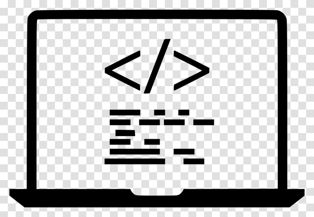 Code Laptop Coding Ming Icon Free Download, First Aid, Label Transparent Png