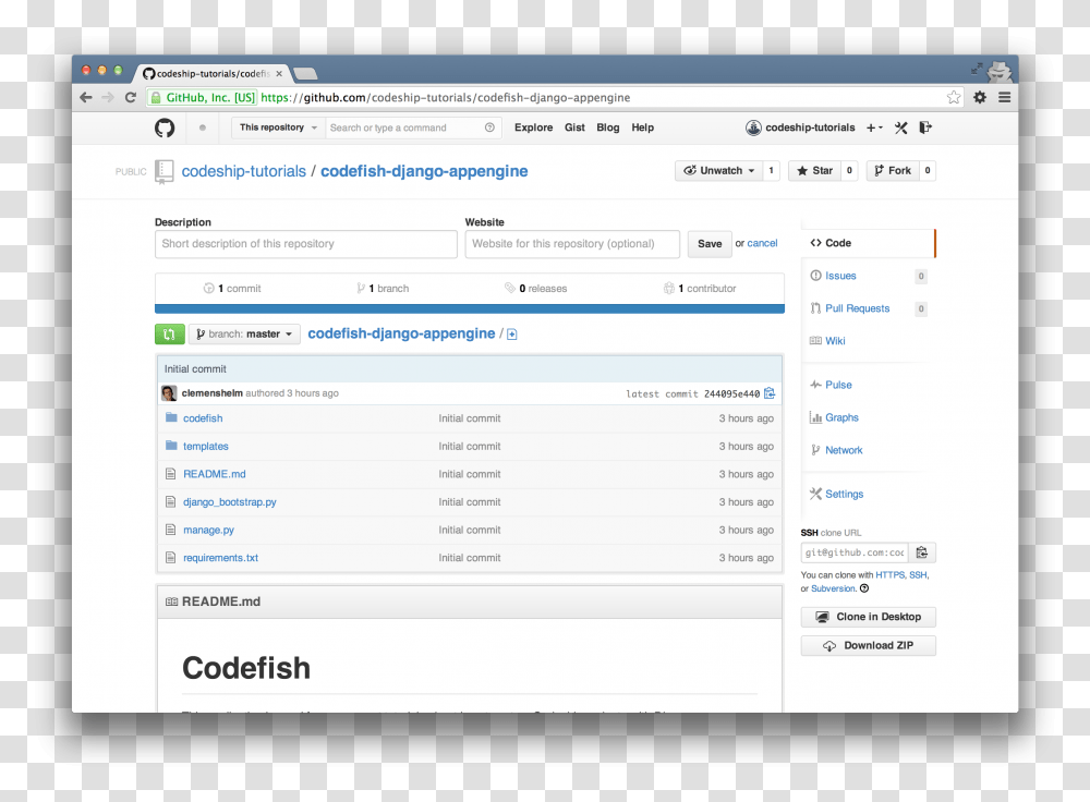 Codefish Django Appengine On Github Django App In Github, File, Menu, Webpage Transparent Png