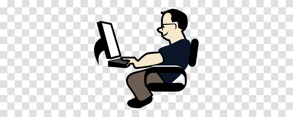 Coding Tool, Sitting, Pc, Computer Transparent Png