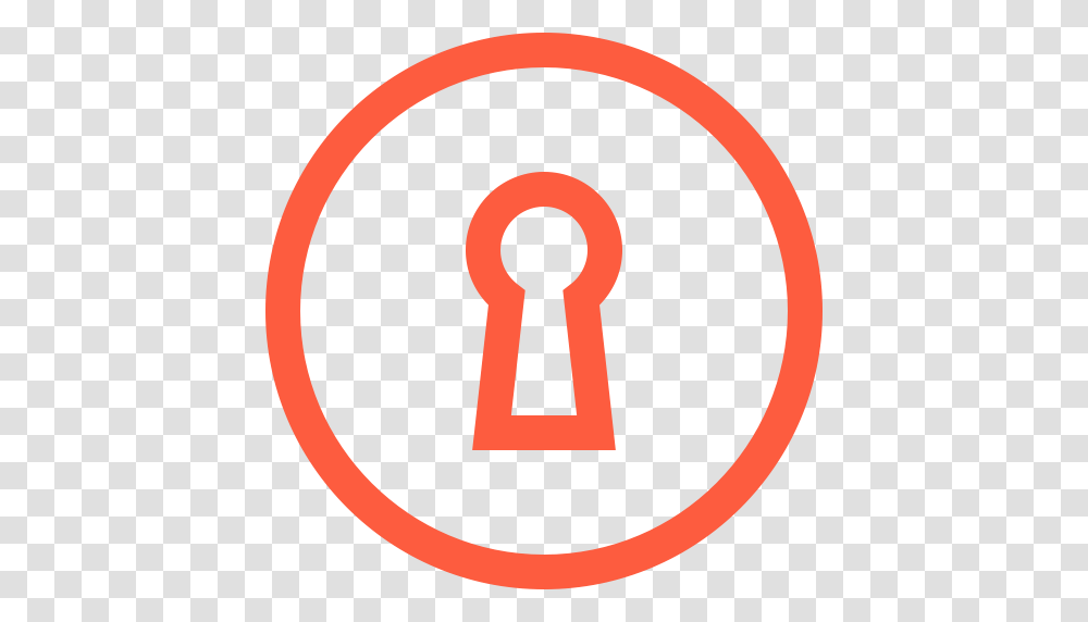 Coding Keyhole Keyhole Lock Icon With And Vector Format, Security Transparent Png