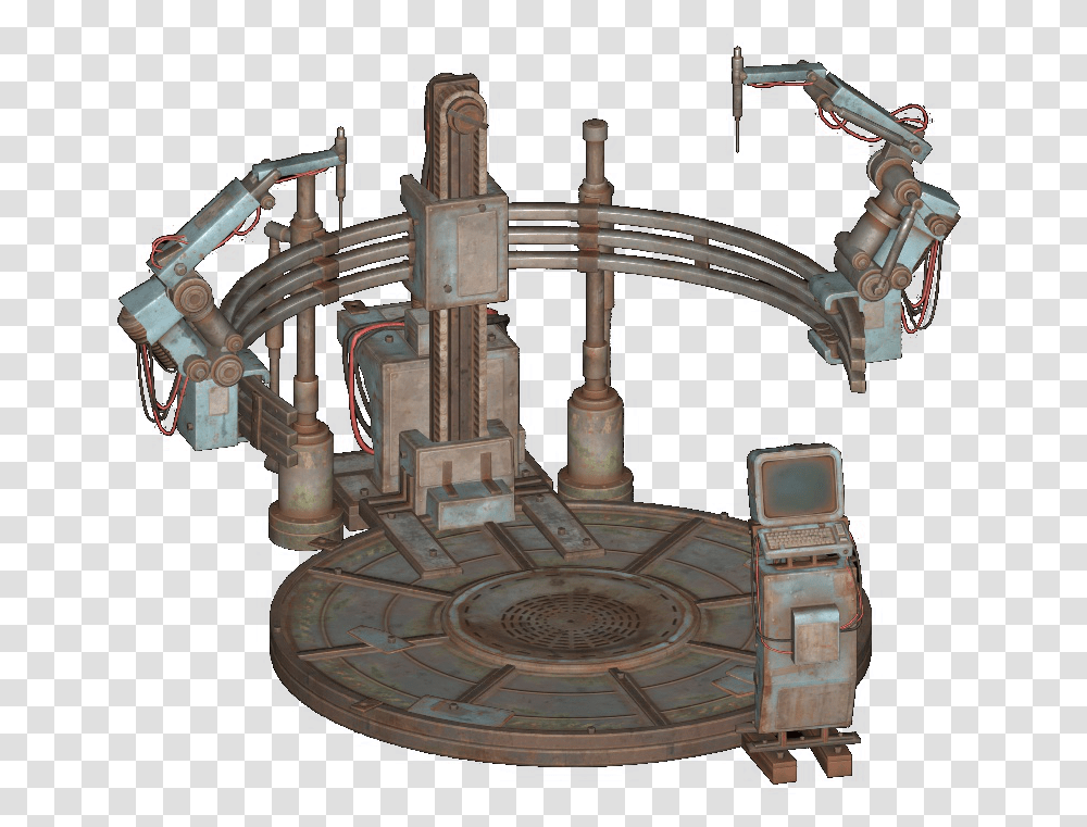 Codsworth Fallout Workbench, Architecture, Building, Vehicle, Transportation Transparent Png