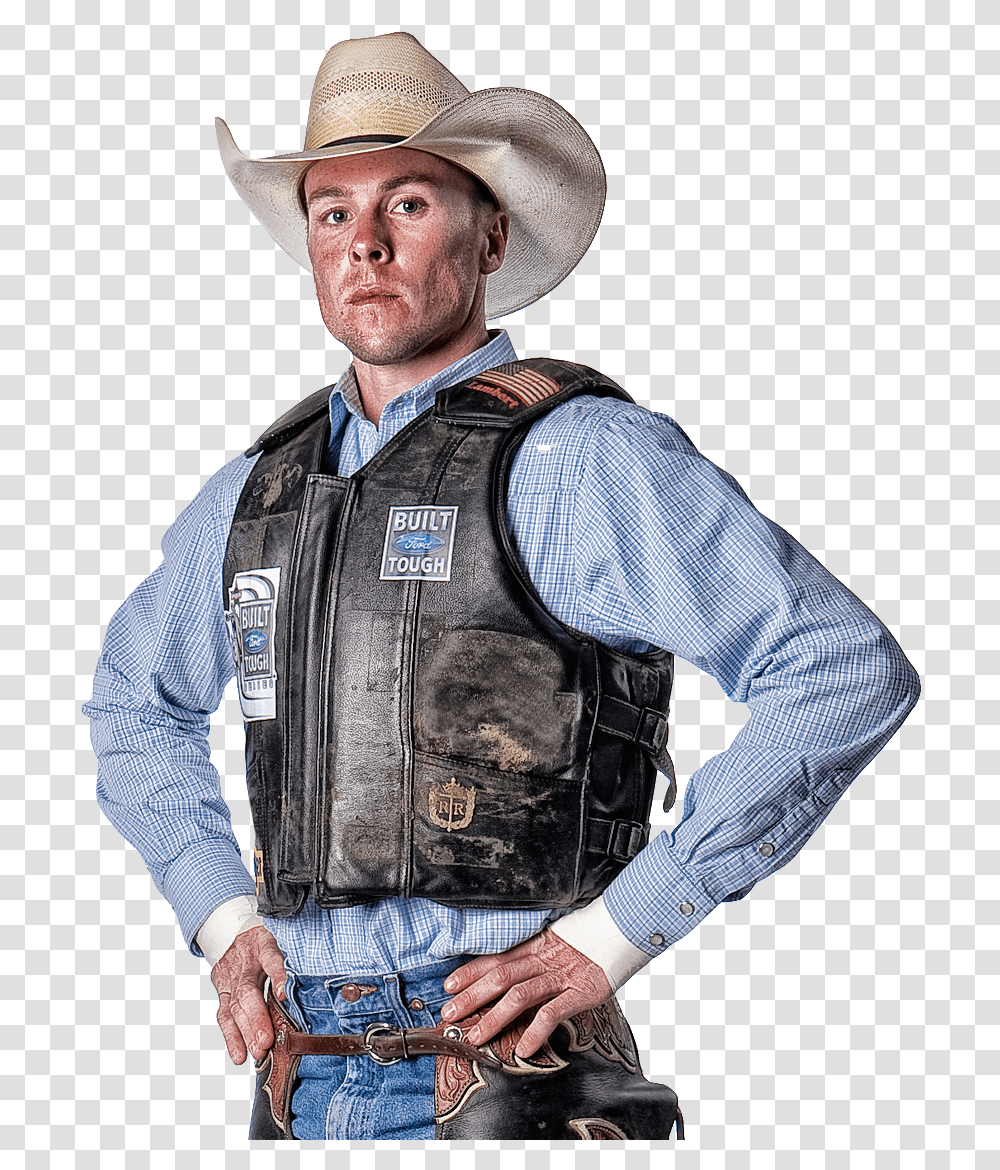 Cody Lambert Bull Rider, Apparel, Vest, Person Transparent Png