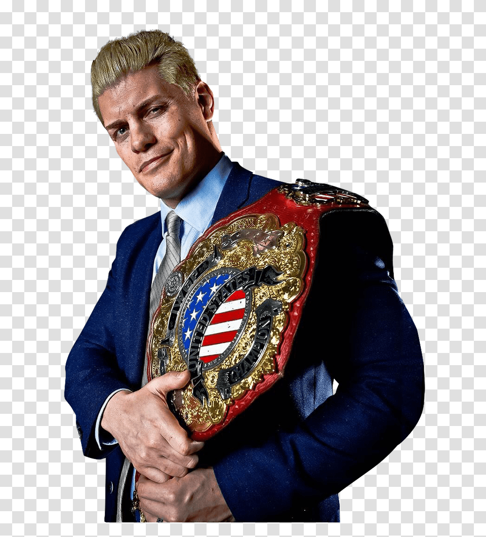 Cody Rhodes Iwgp Us Champion, Person, Human, Tie, Accessories Transparent Png