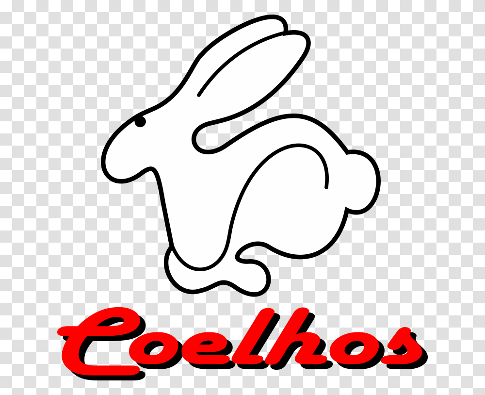 Coelhos Disk Marmitex Em Santos Rabbit, Label, Mammal, Animal Transparent Png