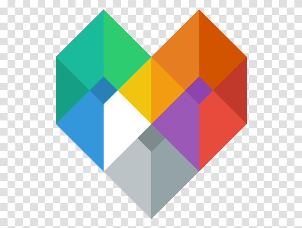 Coeur Fading Appeasement, Triangle, Rug Transparent Png