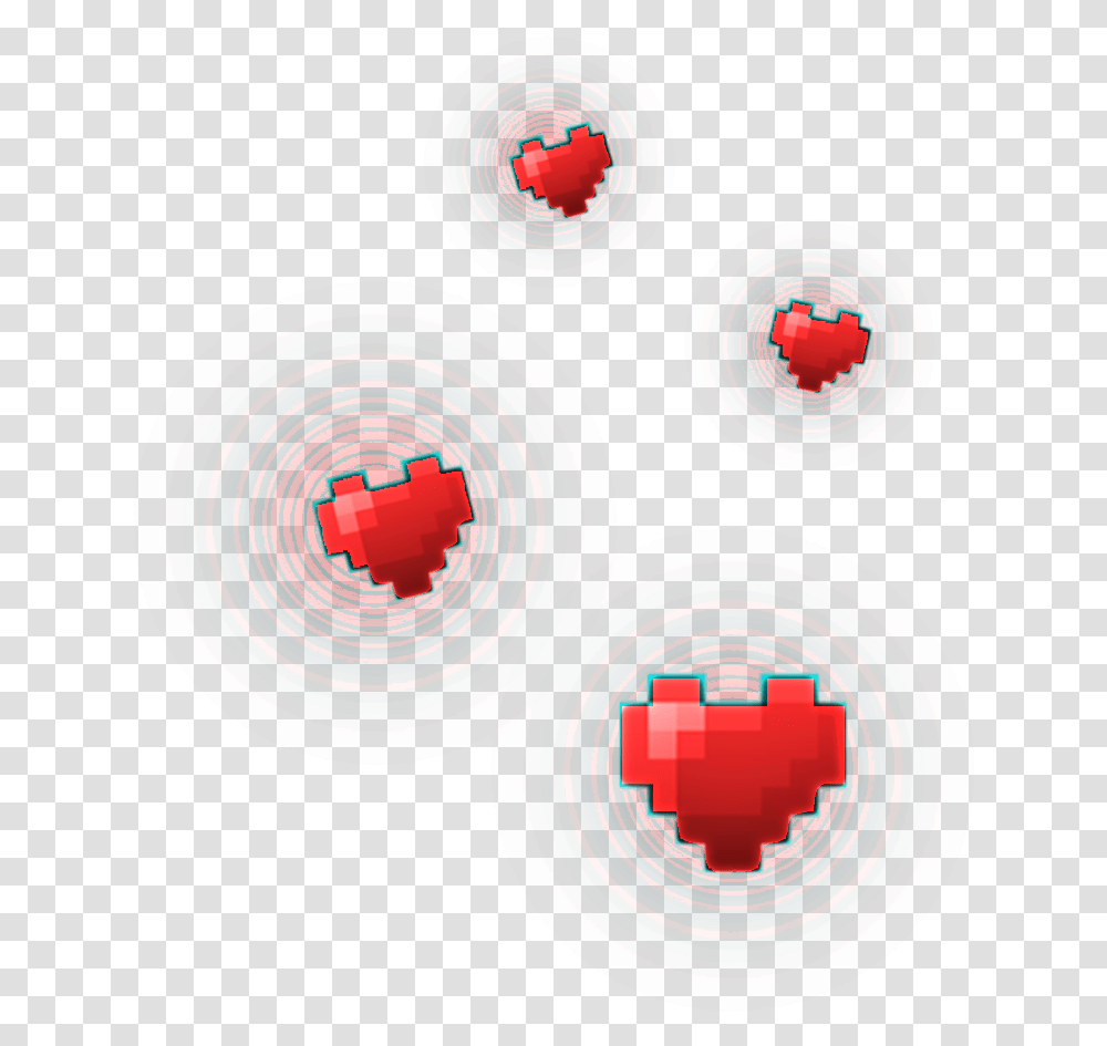 Coeur Rouge Amour Minecraft Minia Illustration, Graphics, Art, Pattern, Rug Transparent Png