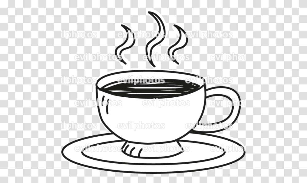 Coffe Drawing Vector And Stock Photo Coffee Cup, Pottery, Saucer Transparent Png