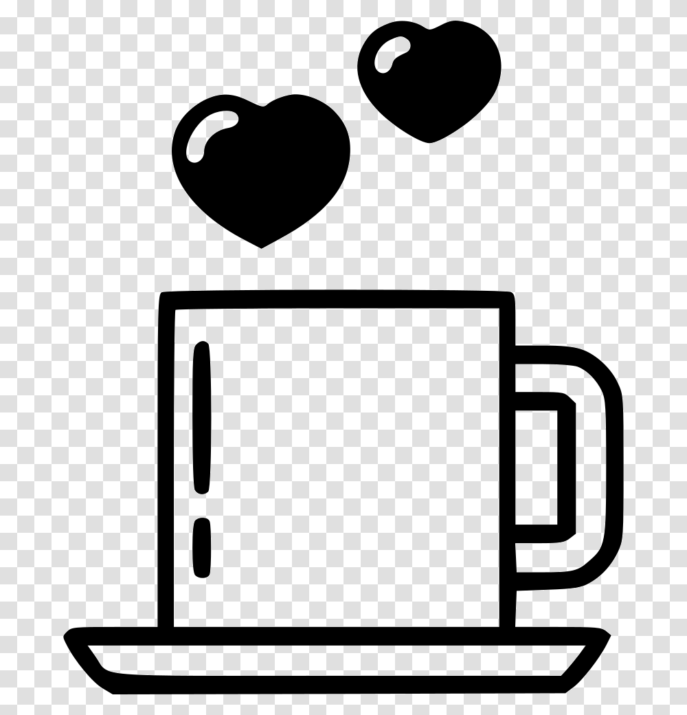 Coffe, Stencil, Cup, Logo Transparent Png