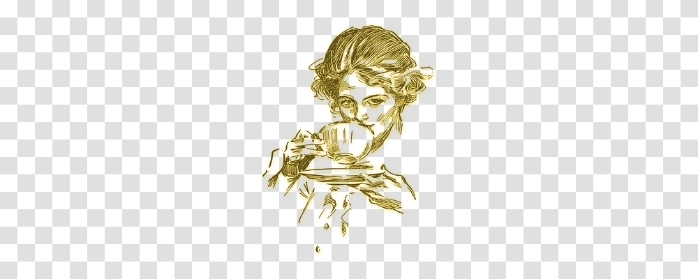 Coffee Person, Label, Advertisement Transparent Png