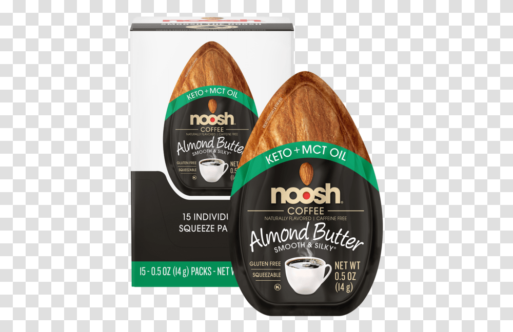 Coffee Almond Butter Mct Oil Noosh Almond Butter, Label, Shampoo, Bottle Transparent Png
