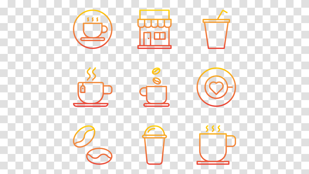 Coffee, Alphabet, Number Transparent Png