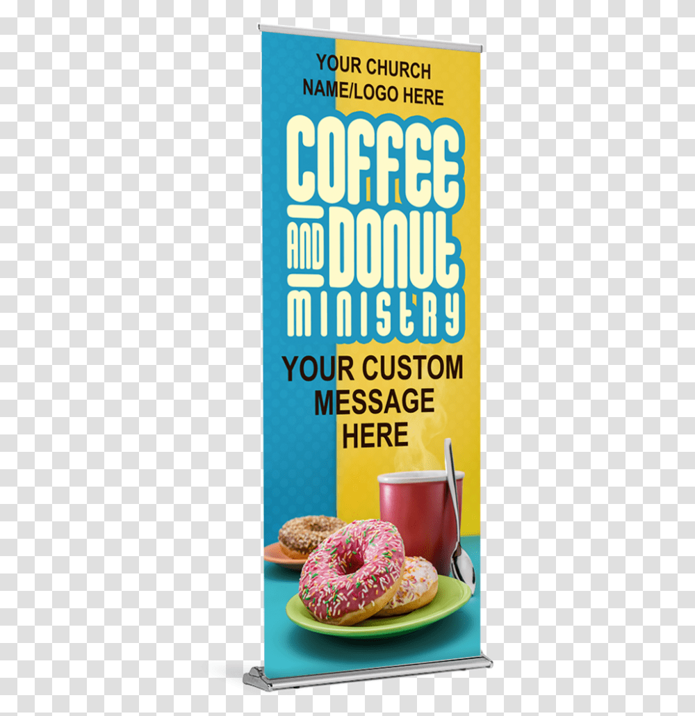 Coffee Amp Donuts Ministry Custom Banner Customizable Gdask University Of Technology, Beverage, Coffee Cup, Latte Transparent Png