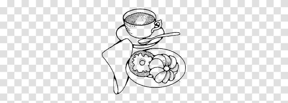 Coffee And Bagel Clipart, Coffee Cup, Pottery, Drawing, Saucer Transparent Png