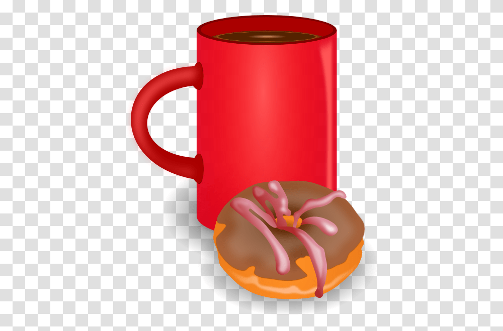 Coffee And Doughnut Clip Art, Coffee Cup, Birthday Cake, Dessert, Food Transparent Png