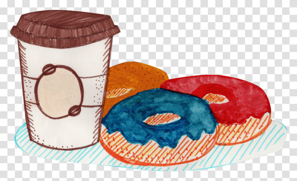 Coffee And Sweet, Milk, Food, Dessert, Cup Transparent Png