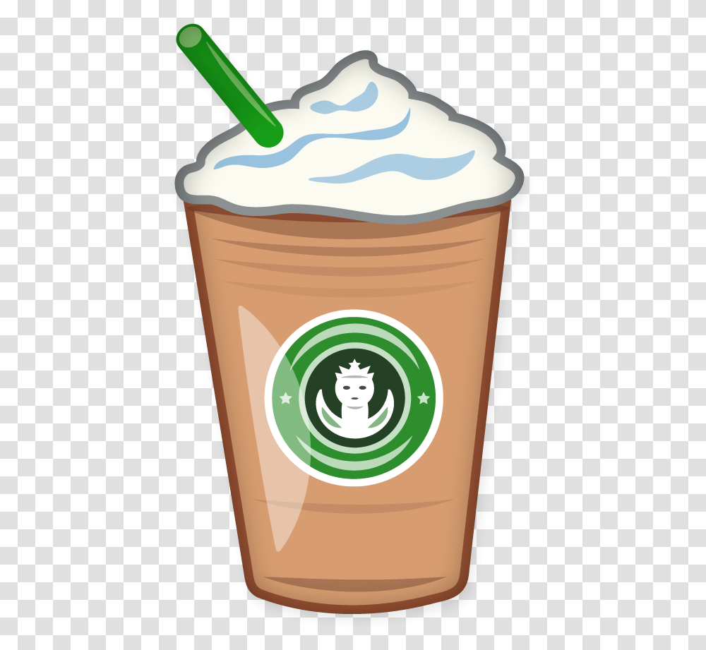 Coffee Art Emoji Starbucks Iphone Starbucks Emoji Copy And Paste, Cream, Dessert, Food, Creme Transparent Png