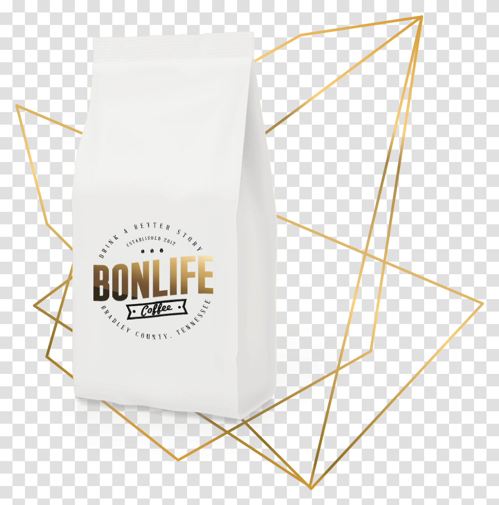 Coffee Bag Top White2x Box, Bow, Sack, Shopping Bag Transparent Png