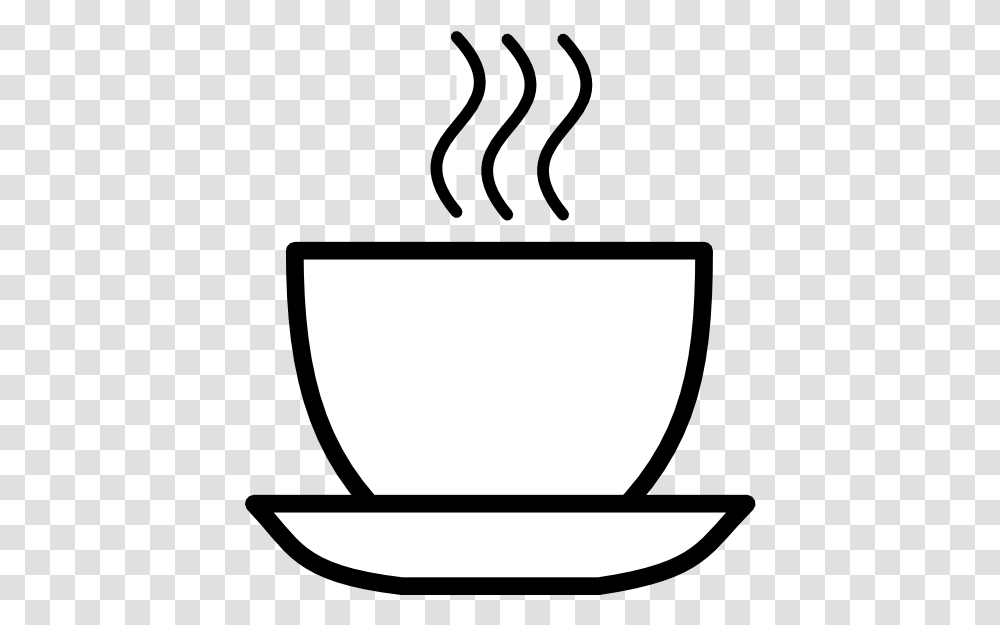 Coffee Bean Clipart Black And White, Bowl, Coffee Cup, Pottery, Meal Transparent Png
