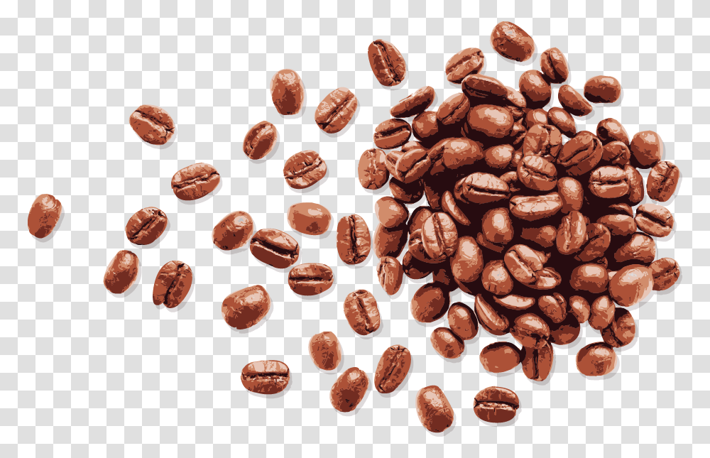 Coffee Bean Espresso Background Coffee Beans, Plant, Vegetable, Food, Produce Transparent Png