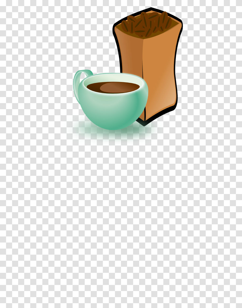 Coffee Beans Clip Art, Coffee Cup, Saucer, Pottery, Beverage Transparent Png