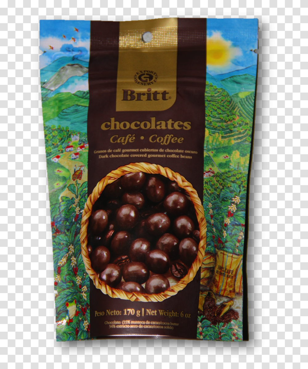 Coffee Beans Covered In Dark Chocolate, Plant, Poster, Advertisement, Food Transparent Png