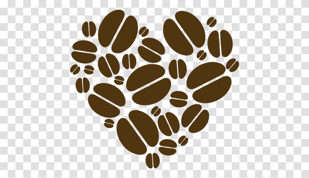 Coffee Beans With A Love Heart Free Stock Photos - 1designshop Granos De Cafe Vinilo, Plant, Food, Vegetable, Rug Transparent Png