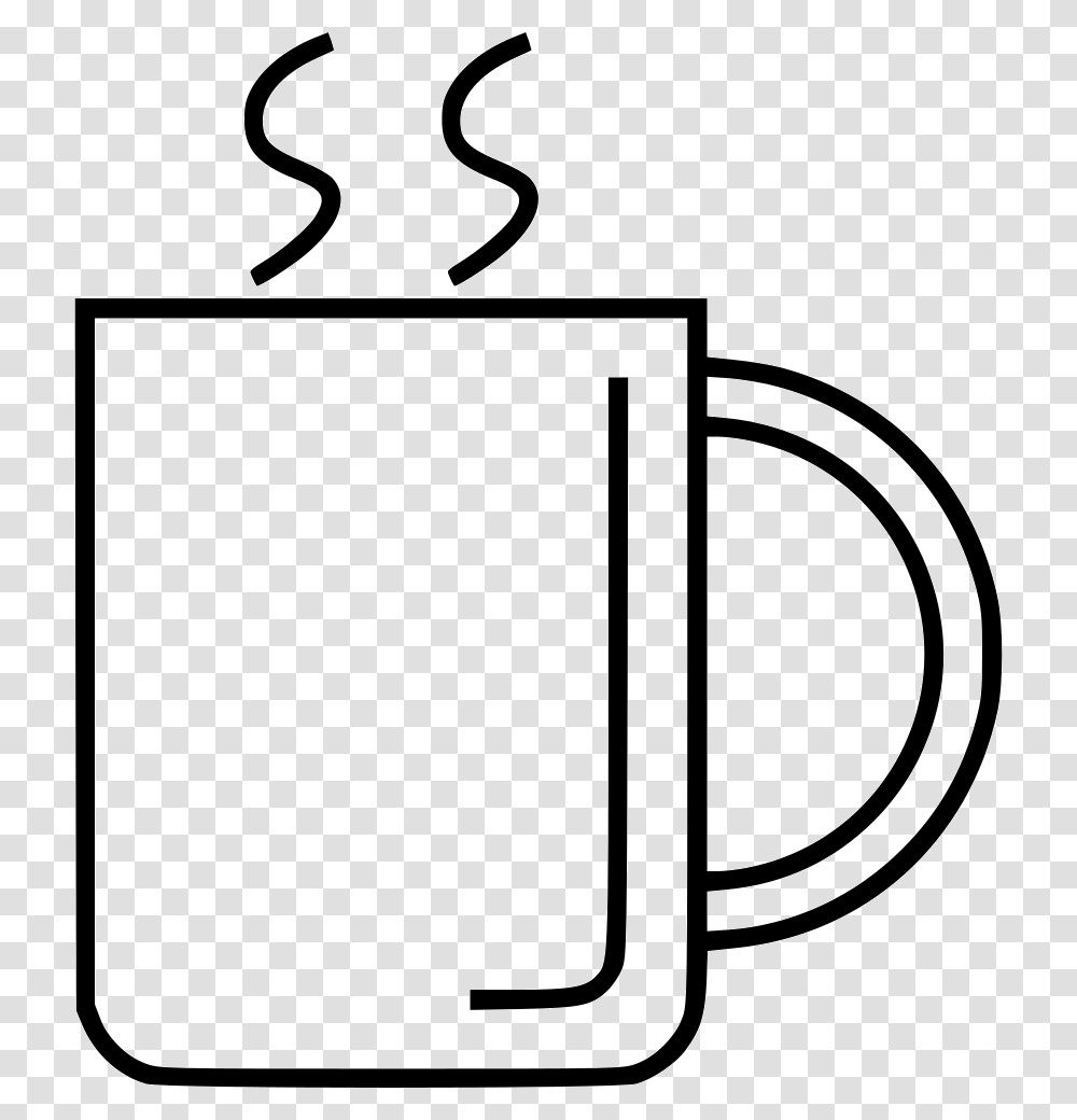 Coffee Break Icon Free Download, Coffee Cup, Stencil Transparent Png