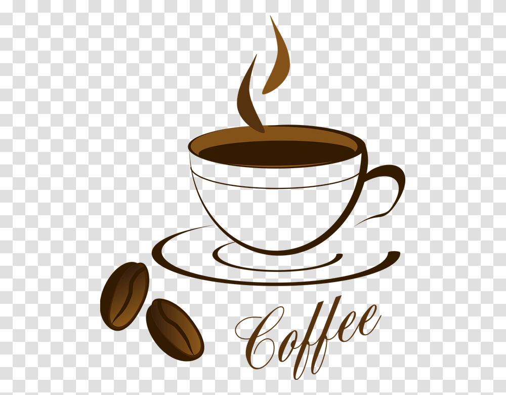 Coffee Breakfast Drink Drawing Cup Stiker Kopi, Saucer, Pottery, Coffee Cup Transparent Png