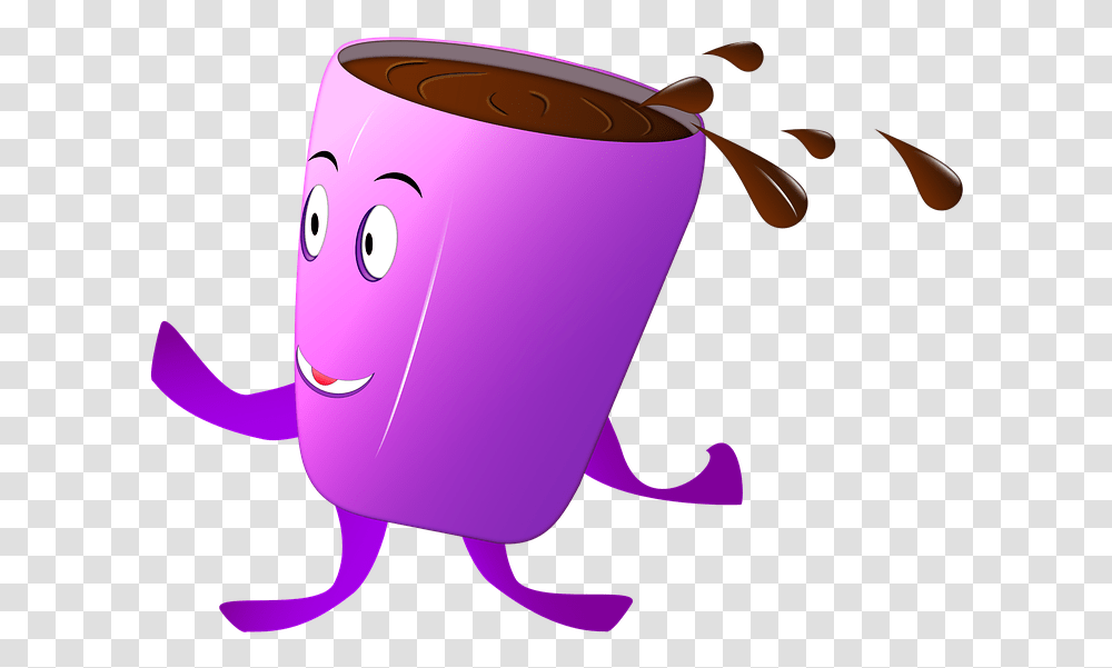 Coffee Cartoon Character Cup Drink Design Cafe, Coffee Cup, Mouse, Hardware, Computer Transparent Png