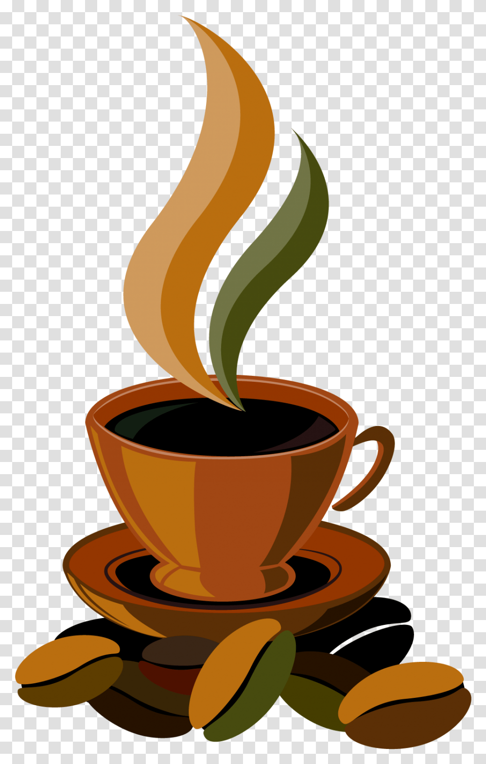 Coffee Clip Art Free Clipart Image 2 2 Coffee Vector Free, Coffee Cup, Saucer, Pottery Transparent Png