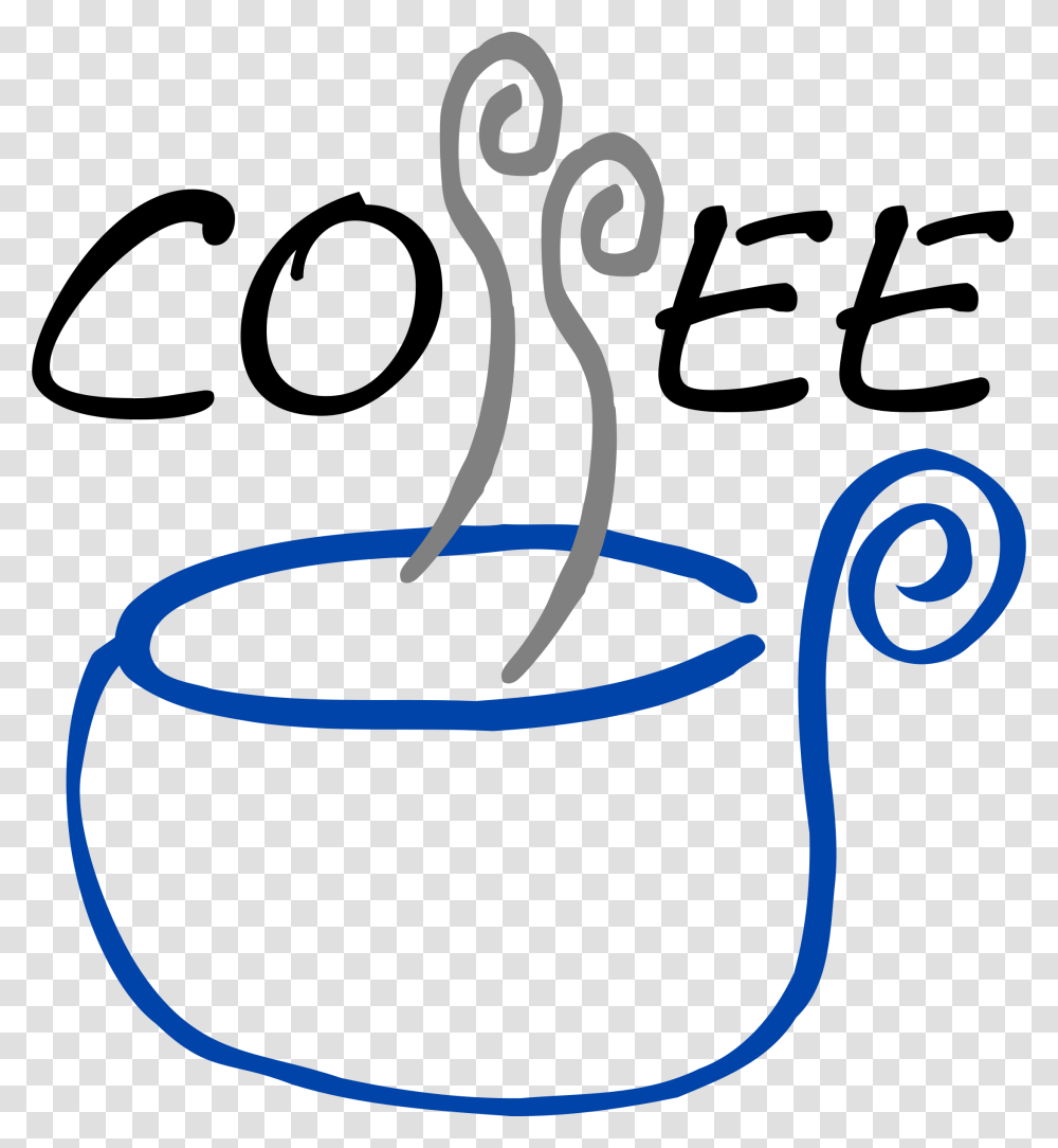 Coffee Clip Art, Handwriting, Pot Transparent Png