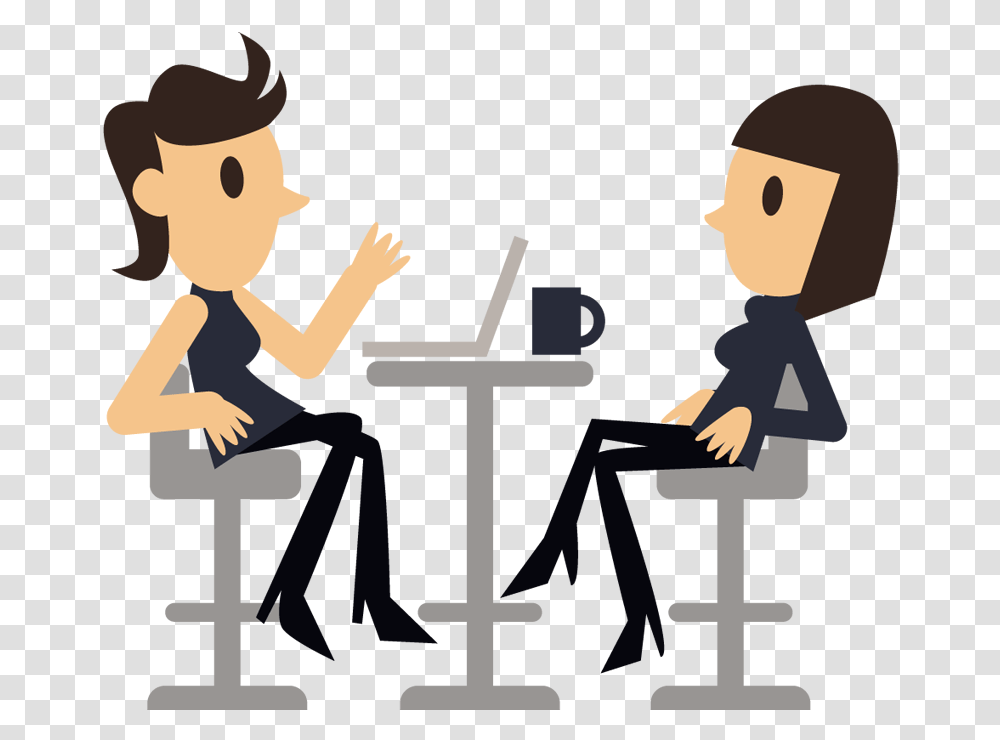 Coffee Clipart Coffee Meeting, Sitting, Person, Human, Dating Transparent Png