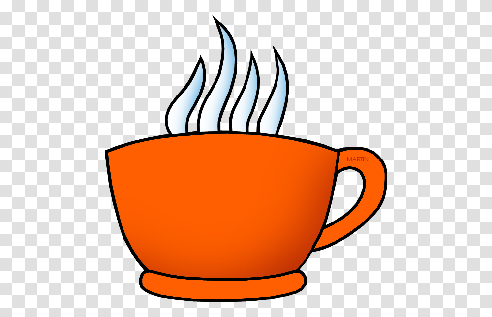 Coffee Clipart Orange Orange Cup Clipart, Coffee Cup, Lamp, Pottery, Balloon Transparent Png