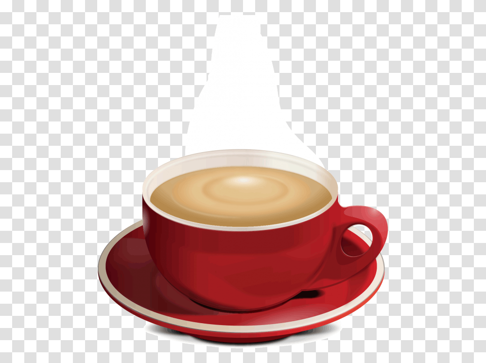 Coffee Clipart Red Mug Coffee, Coffee Cup, Latte, Beverage, Drink Transparent Png