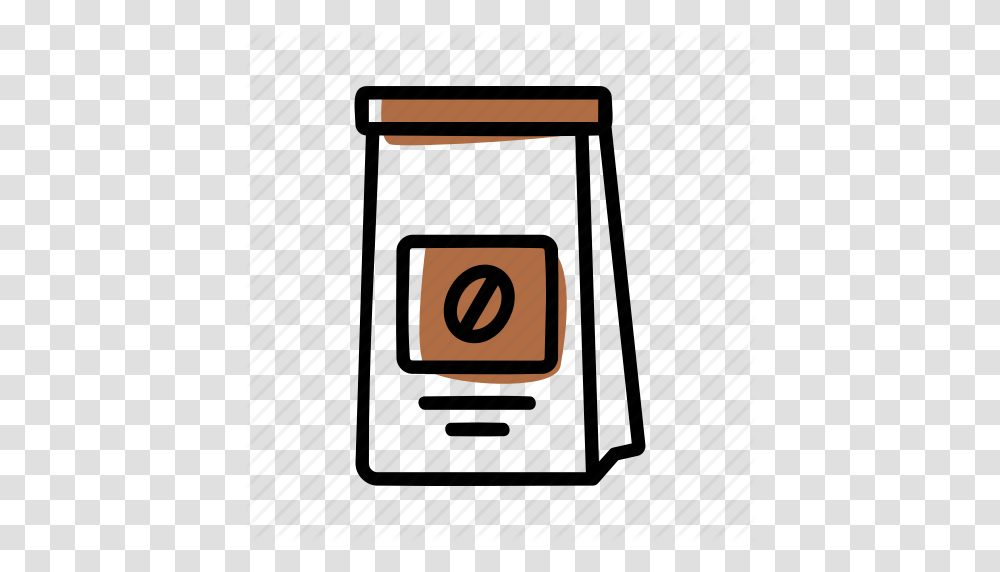 Coffee Coffee Bean Packaging Pouch Icon, Mailbox, Letterbox, Postbox Transparent Png