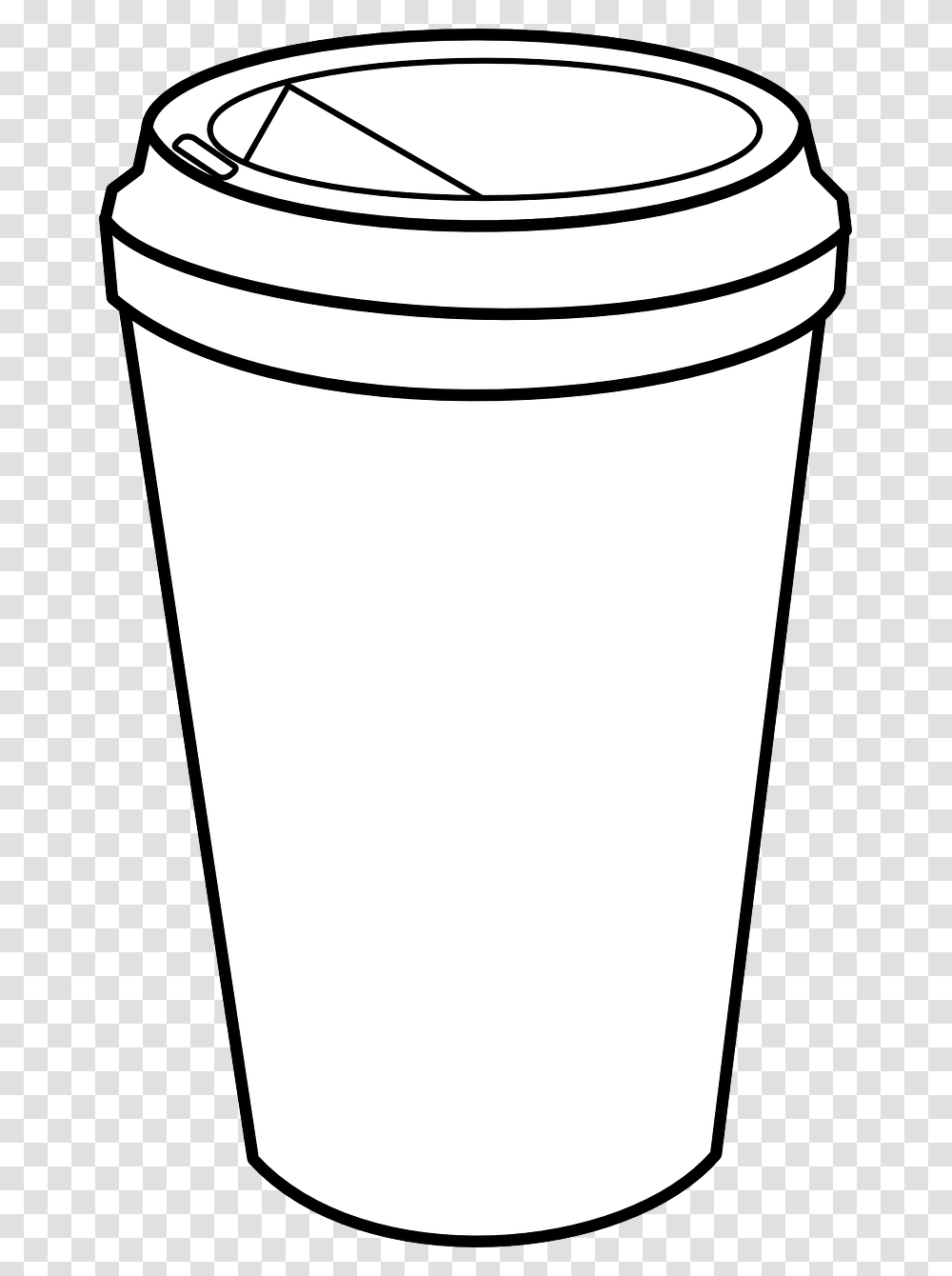 Coffee Coffee Cup Takeaway Plastic Drink Beverage, Lamp, Bucket, Cylinder Transparent Png