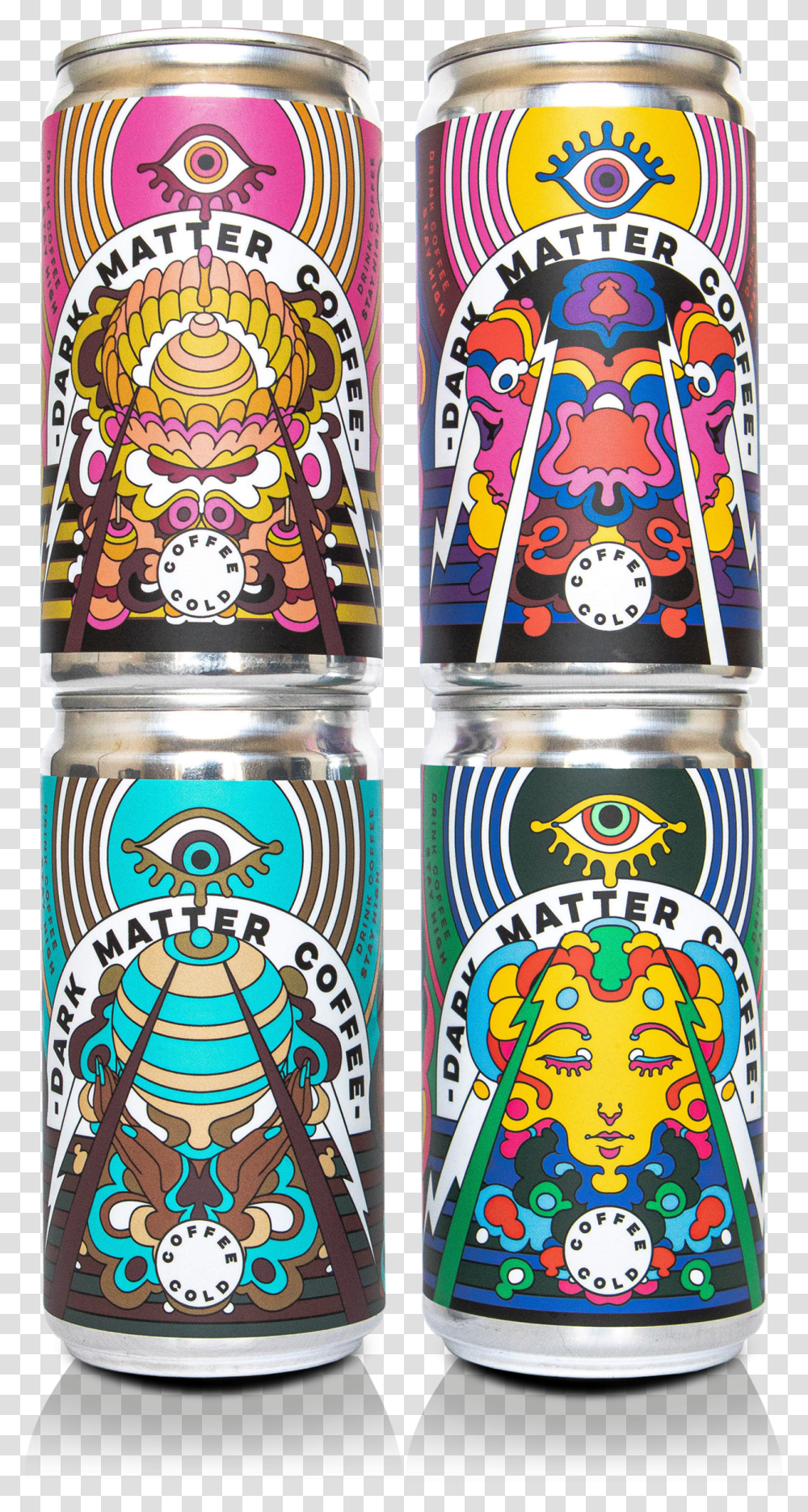 Coffee Cold Cans Kaleidoscope Transparent Png