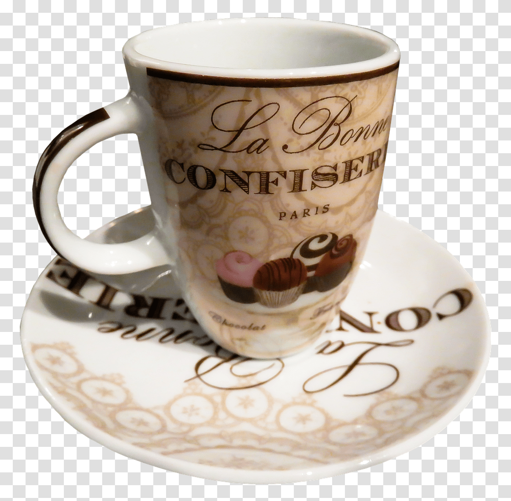 Coffee Cup, Birthday Cake, Dessert, Food, Saucer Transparent Png