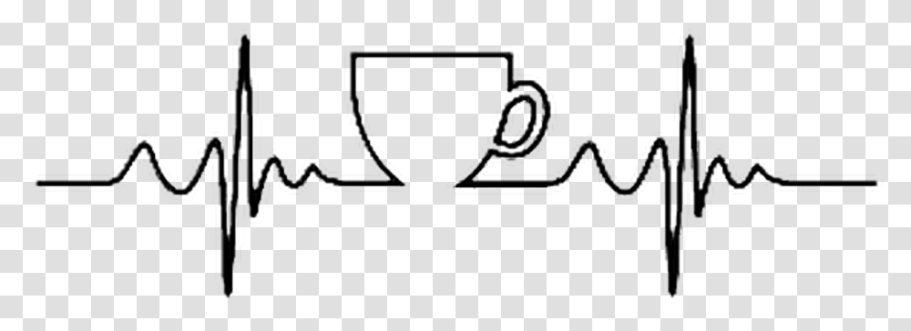 Coffee Cup Cafe Tea Caffeine Coffee Heartbeat, Bow, Glass, Hook Transparent Png