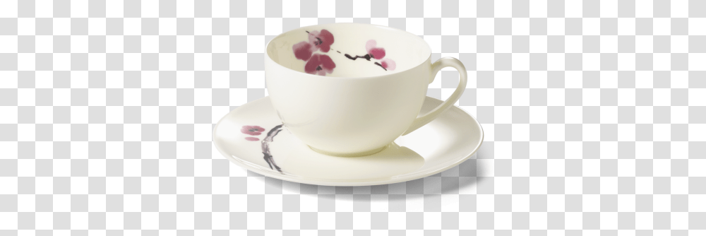 Coffee Cup Cup, Saucer, Pottery, Plant, Milk Transparent Png