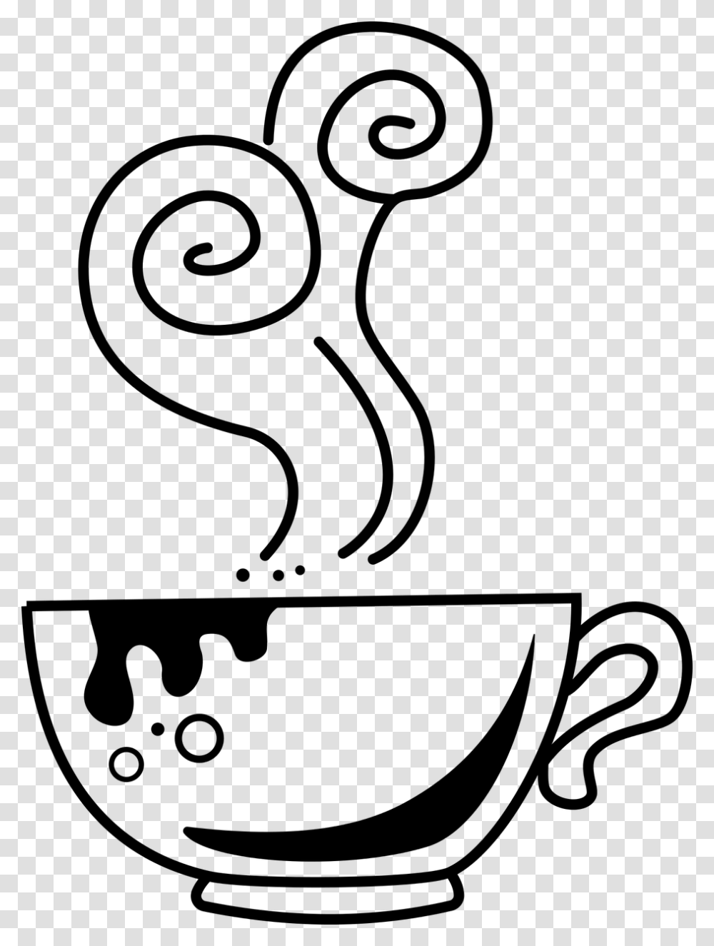 Coffee Cup Doodle Art, Face, Gray, World Of Warcraft, Astronomy Transparent Png