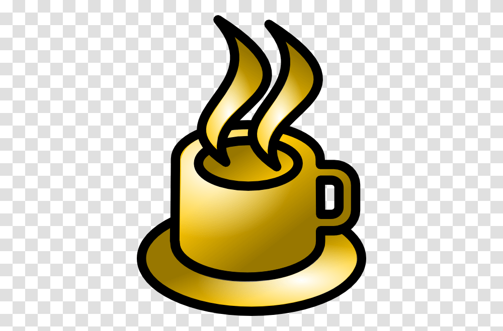 Coffee Cup Gold Theme Clip Art Free Vector, Light, Lighting, Hat Transparent Png