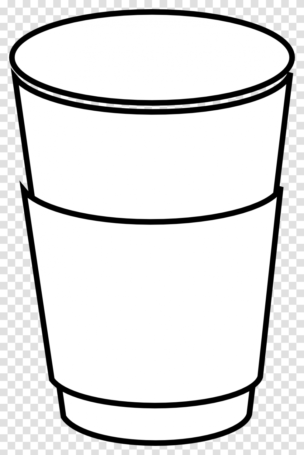 Coffee Cup Icon White, Cylinder, Bucket Transparent Png