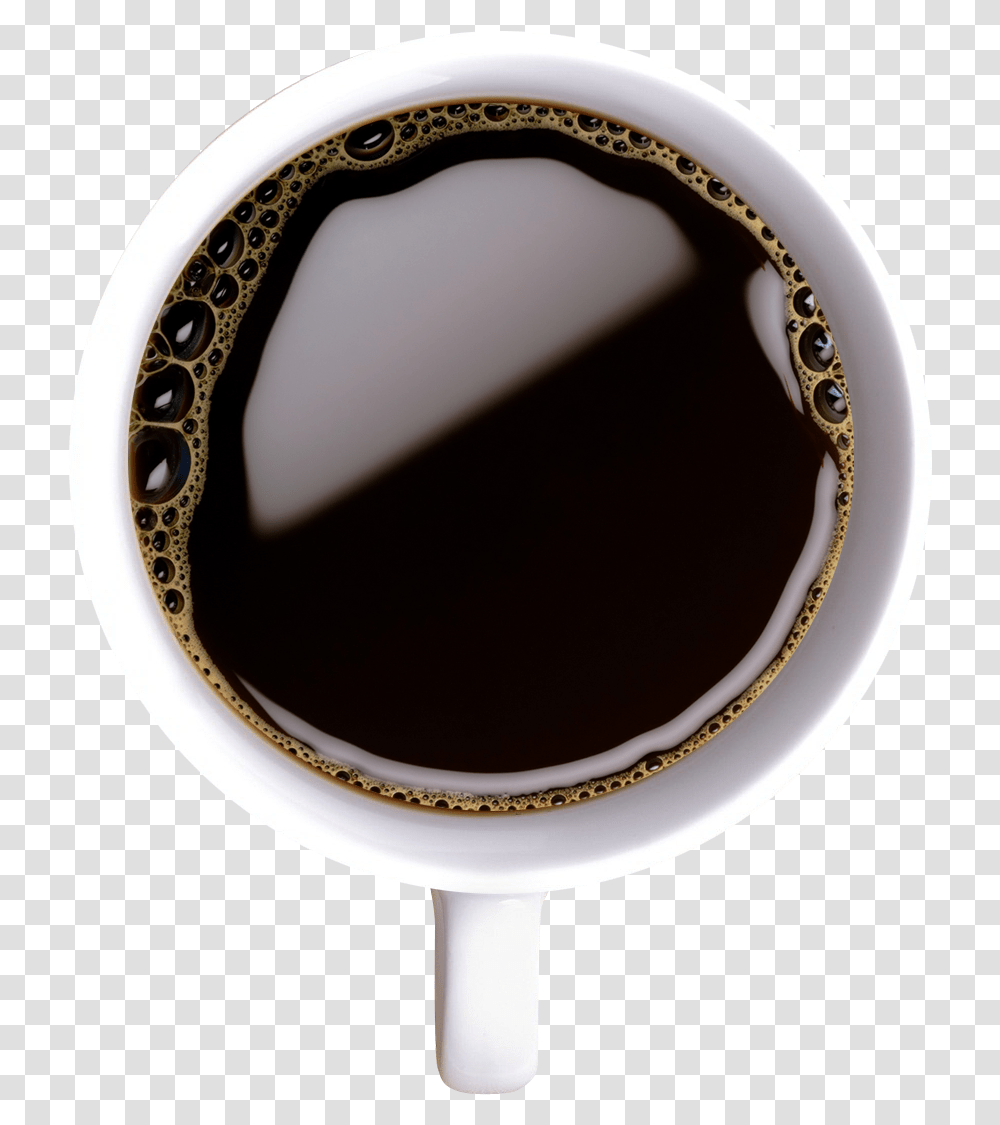 Coffee Cup Image Cup Of Coffee Top View, Beverage, Dish, Meal, Food Transparent Png