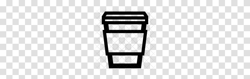 Coffee Cup Mug Bottls Drink Icon, Rug, Pattern, Texture, Grille Transparent Png
