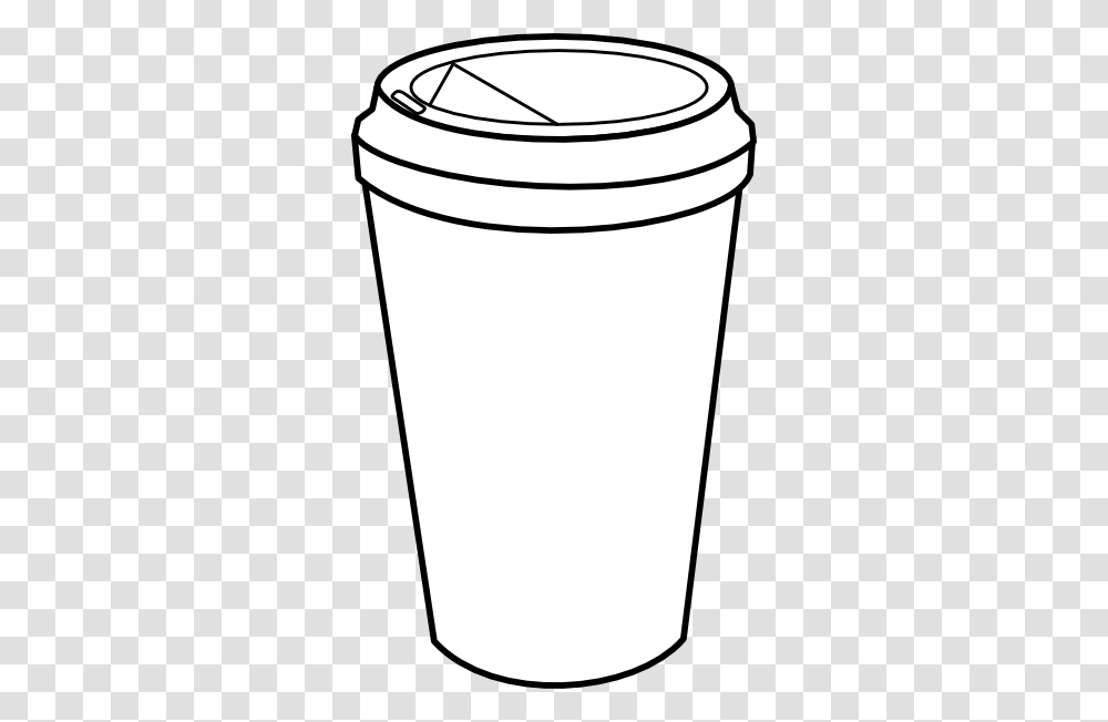 Coffee Cup Outline Clip Art Getting Crafty, Bucket, Lamp Transparent Png